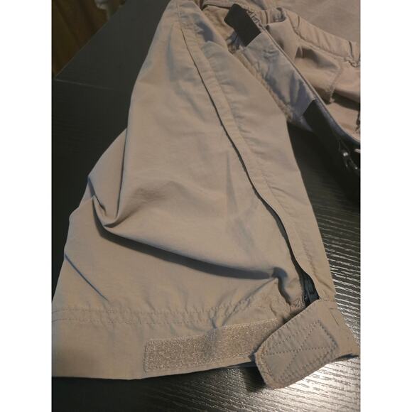 REI Athletic Hiking Walking Zip off Shorts Tan Belted Women's Pants 10 - Picture 7 of 7